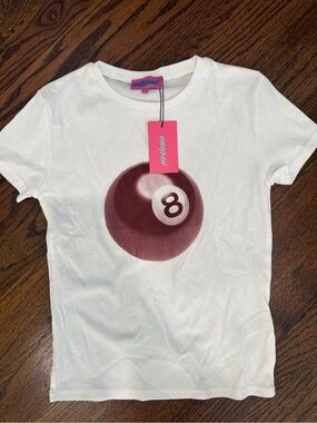 Edikted White 8 Ball T-Shirt